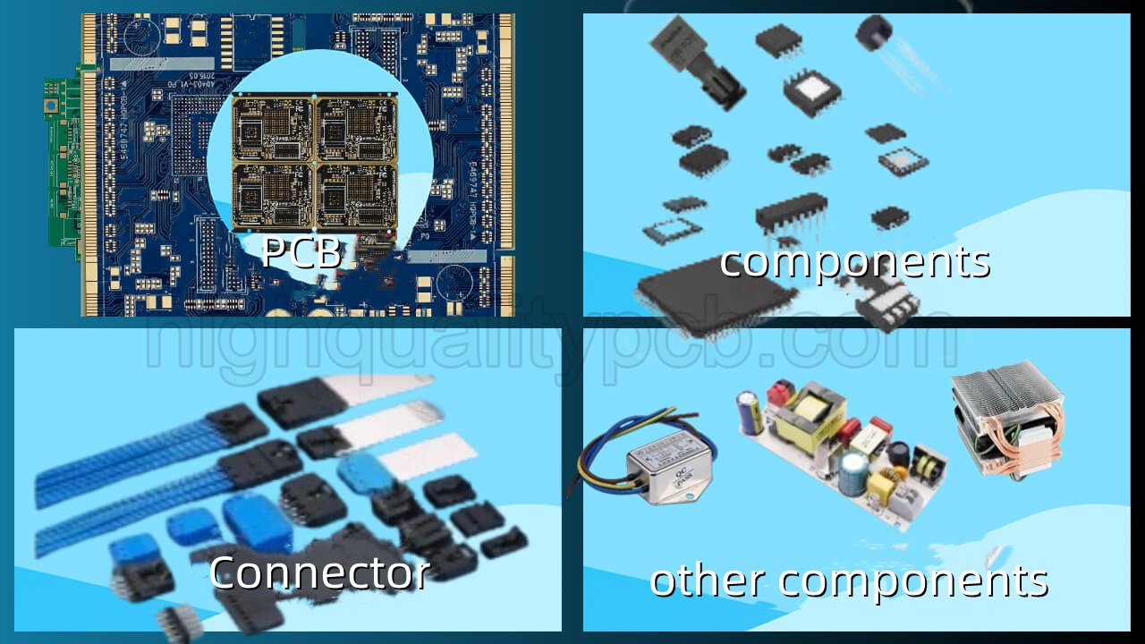 PCBA electronic components | circuit board components | circuit board parts | circuit board connectors | pcb resistors | Highqualitypcb